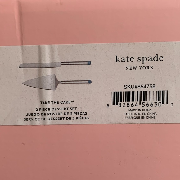 ♠️♠️♠️ Kate Spade Take The Cake dessert set ♠️♠️♠️ - Picture 8 of 9
